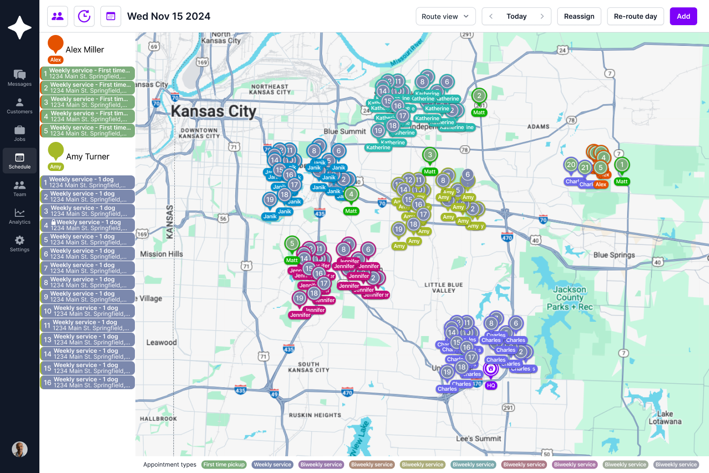 Routing demo